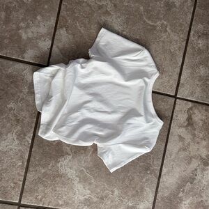 White Short Sleeve Top